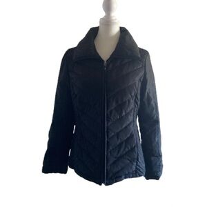 Reaction Kenneth Cole Black Quilted Puffer Jacket